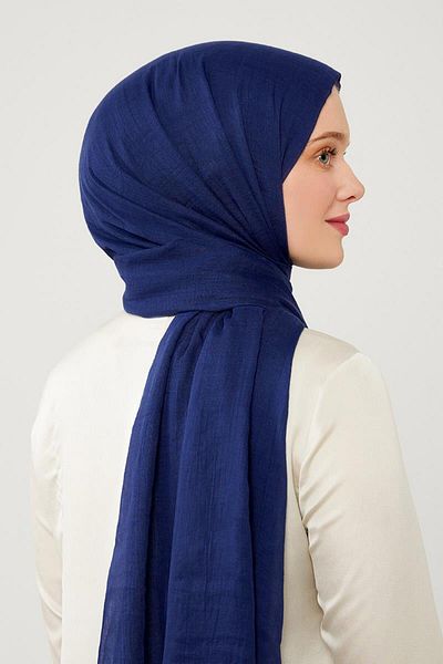 Levidor Indigo Crinkle Fabric Χαβάης Σάλι