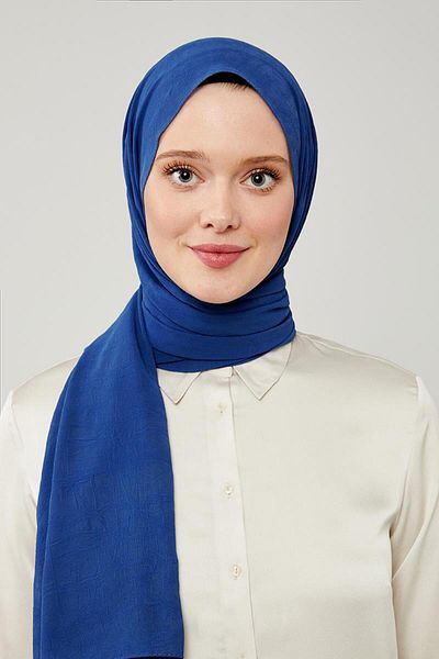 Levidor Indigo Frozen Pancake Shawl - Μονόχρωμο