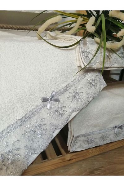 eminentsmell Πετσέτα χεριών 12τμχ Δαντελωτό Υπόσχεση Αρραβώνα Χένα Γάμος Περιτομή Δώρο Κονβάι Προίκα Αυτοκινήτου Πετσέτα 30*50cm