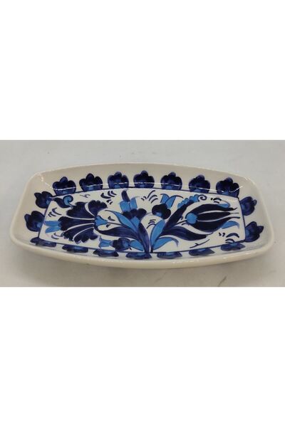 Dost Art Hediyelik طبق تقديم الإفطار المصنوع يدويًا من البلاط