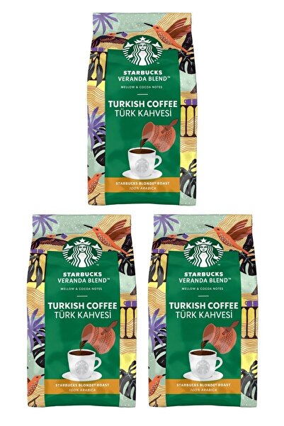 Starbucks Tsrm Veranda Blend Türk Kahvesi 100 Gr X 3 Adet Yeni Model 985448