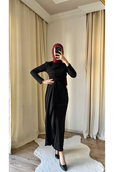 moda zeynaa Nalan Scuba Elbise