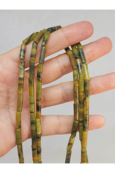 Yasamtohumu سلسلة أرباع قطع أسطوانة اليشم - طول 9 سم (49388)