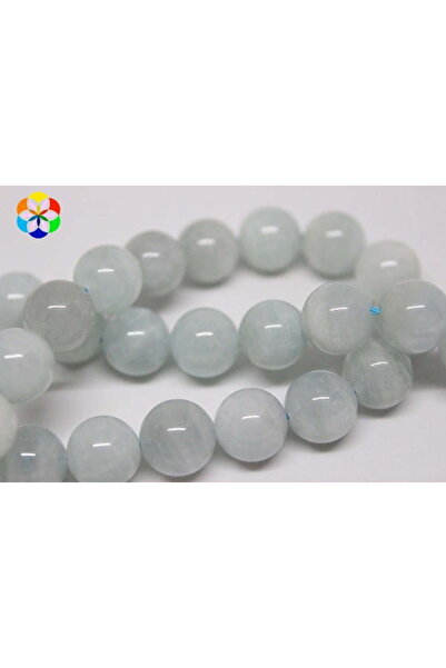 Yasamtohumu سلسلة ربع حجر الزبرجد 10 مم - طول 9 سم