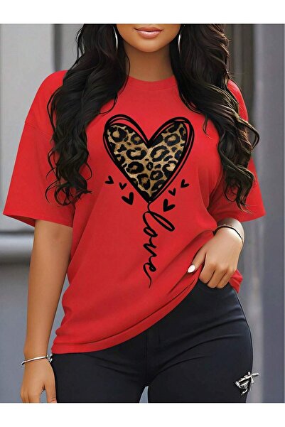 MODAVİBE Cămașă de damă cu model inimă și coadă albă