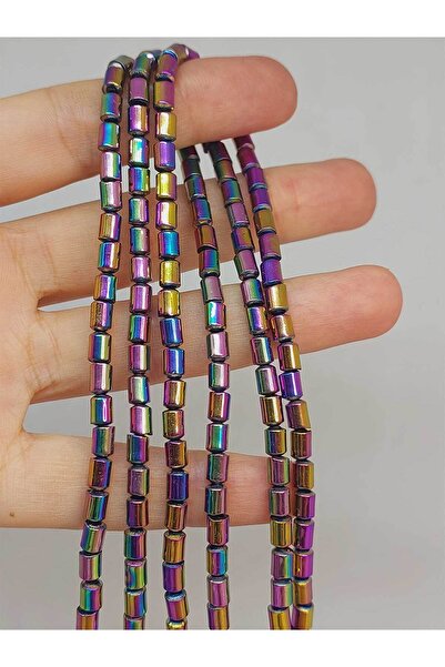 Yasamtohumu Piatra de hematit Dizi Cuarte - are 9 cm lungime, 4*5,5 mm (48138)