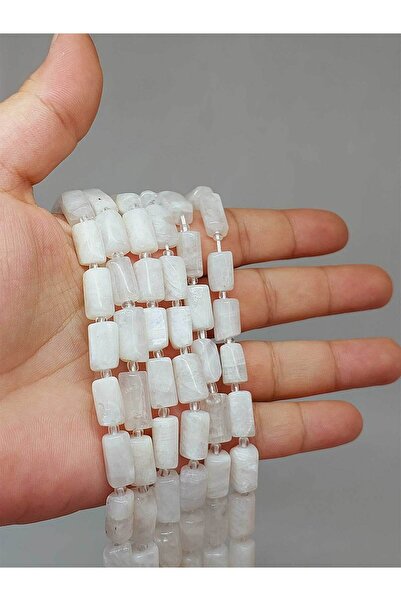 Yasamtohumu Довжина 9 см Чверть низки - Місячний камінь 7x12 мм (49914)