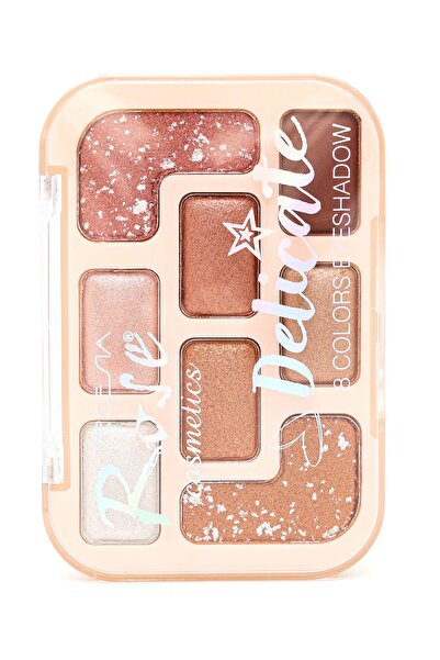 Roesıa Rose Cosmetics Rose Delicate 8'li Sedefli Göz Farı