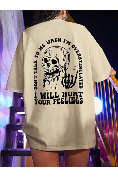 MODAVİBE Tricou pentru femei Fashion Vibe - Largi, Imprimat