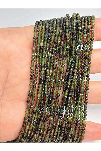 Yasamtohumu سلسلة ربع حجر اليشم - طول 9 سم، 2 مم (45412)