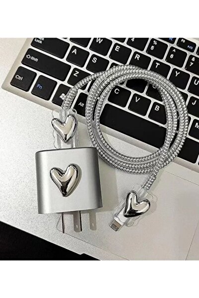 KVK PRİVACY 18W/20W/25W Uyumlu Şarj Kılıfı – Örme Kablo Toparlayıcı, Kablo Ko...