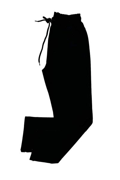 Esterella Boy School Pants with Elastic Waist / Stretchy Gabardine School Pants with Pockets/Black School Pants