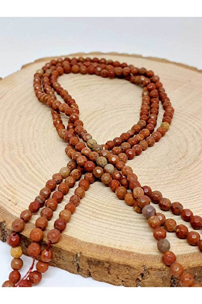 Yasamtohumu 9cm dugi jaspis kamen - fasetirani kroj četvrtina niz 4mm