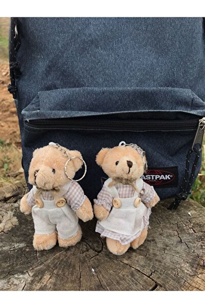 sumicorn مجموعة سلسلة مفاتيح على شكل دمية دب قطيفة لطيفة، إكسسوار حقيبة هدية ...