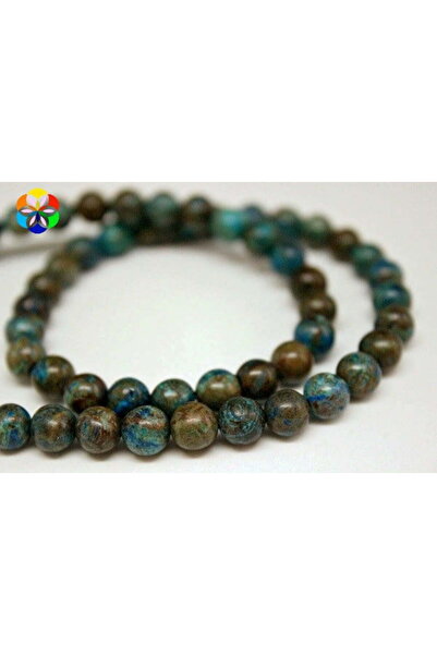 Yasamtohumu Dugačak je 9 cm, četvrtina niza - krisokolni kamen, 6 mm, oslikan.