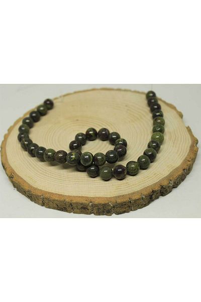 Yasamtohumu 10mm Modell (23120) Blut-Stein-Viertelkette - 9cm lang