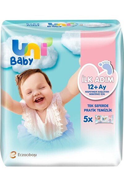 Uni Baby Ilk Adım Islak Mendil 5'li 260 Yaprak