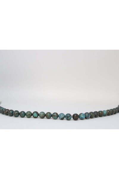 Yasamtohumu Dugačak je 9 cm, četvrtina niza - krisokolni kamen, 10 mm, oslikan.