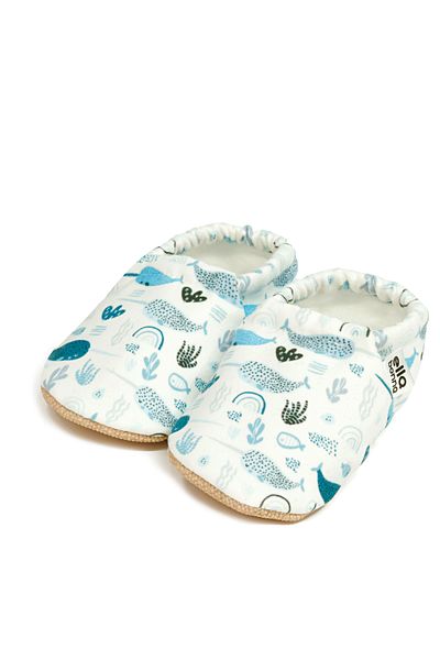 Ella Bonna Unicorn Patterned Non-Slip Sole Fish Baby Booties - Home Boots and Nursery Slippers
