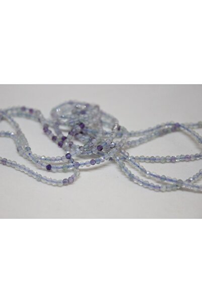 Yasamtohumu 9cm dugačka četvrtina niza od fluoritnog kamena - 2mm