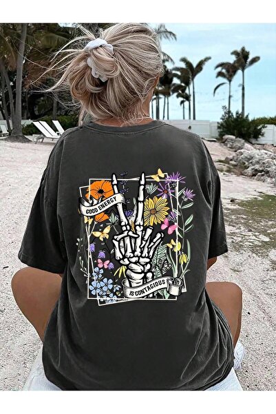 MODAVİBE Tricou pentru femei Fashion Vibe - Largi, Imprimat