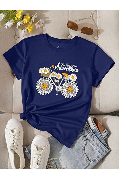 MODAVİBE Tricou cu imprimeu Daisy pentru femei Modavibe