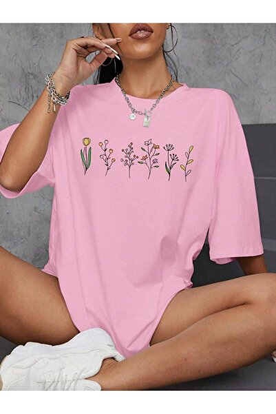 MODAVİBE Tricou pentru femei cu imprimeu floral la modă