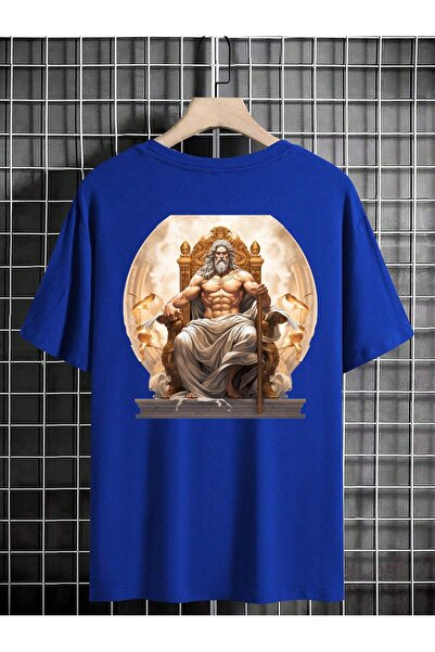 MODAVİBE Μπλουζάκι Unisex με στάμπα Zeus - Modavibe