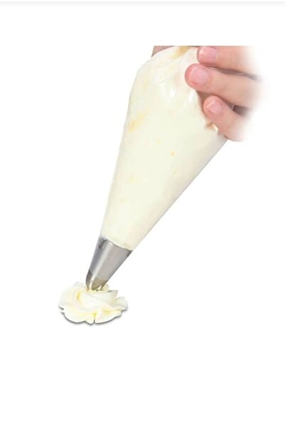 Atakent Süs كيس ضغط كريمي كبير الحجم للاستعمال مرة واحدة، 20 قطعة، مقاوم للان...