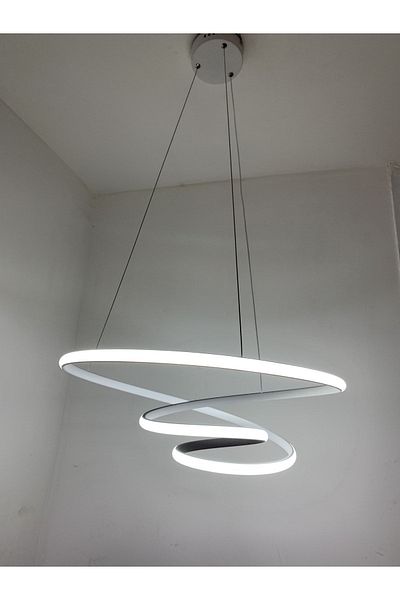 MİNEL DEKOR LED LIGHTING LED50 CM MINEL DECOR PENDANT RING - CEILING LAMP, MODERN LIGHTING, STYLISH CHANDELIER