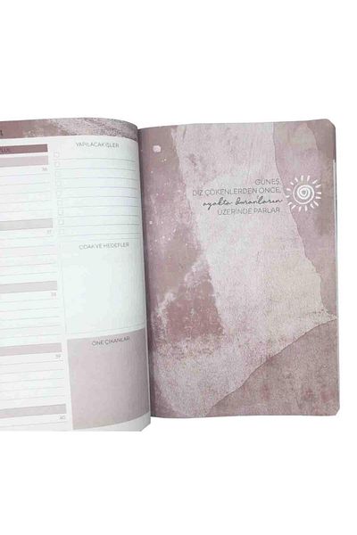 Gıpta 2024 September - 2025 December Weekly Academic Agenda - Hardcover Model-7