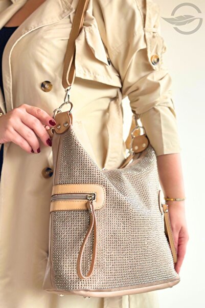 GALB LEATHER Premium Ürün Özel Büyük Boy Günlük Kullanıma Uygun Taşlı Salaş K...