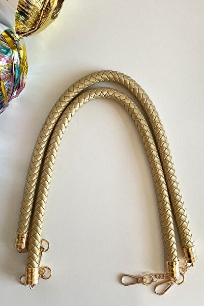 vollen yarn Geantă model țeavă tricotată galben strălucitor