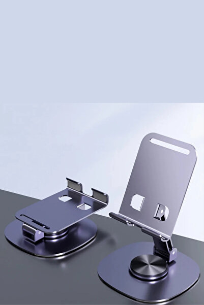 PSGT Aperat MT43 Masaüstü Metal Telefon Tutucu Tabanı Döner Tasarımlı