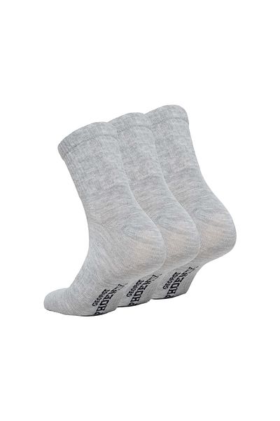 George Phoenix Чорапи Cloud Socks - Къси спортни чорапи до глезена, сиви, 3 чифта