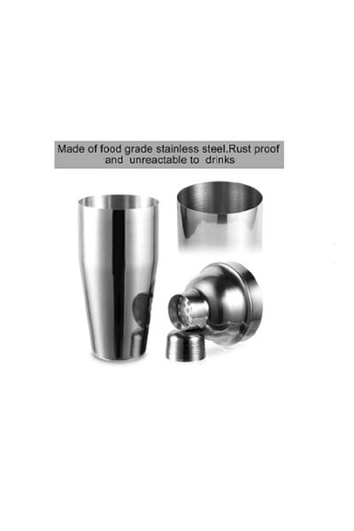 Bar Boss 3 Piece Cocktail Set 750 ml Advantageous Shaker Package (with Straw Gift)