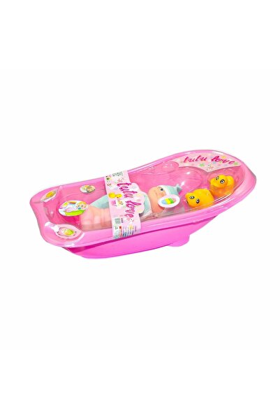 BYCEGU 121218 KÜVETTE 2 ADET ÖRDEK 1 ADET YATAN OYUNCAK BEBEK OYUN SETİ BANYO ZAMANI OYUNCAK BEBEK
