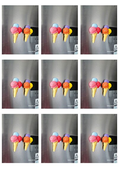 TARÇIN BOYAMA ATÖLYESİ Eğitici Etkinlik Magnetli Dondurmalı Taş Boyama Seti 6 Adet