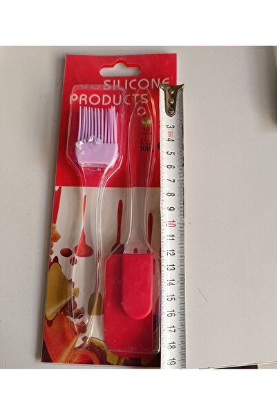Evsamutfakgereçleri Silikon pasta ve yumurta spatula ve fırça 2 li