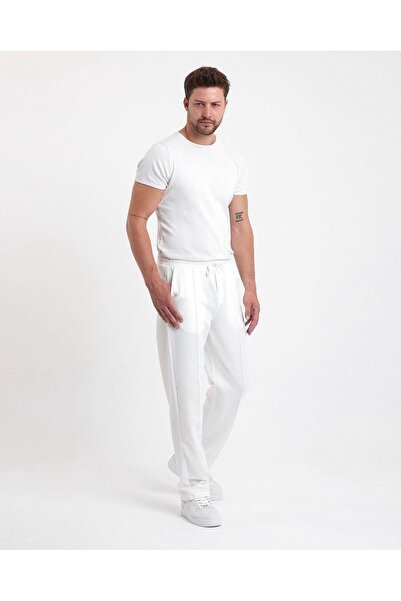 SANTARA BUTİK Baggy Fit Men's Trousers - Pleated Design