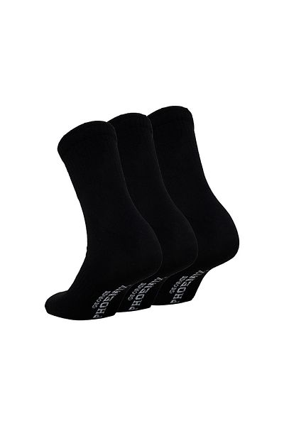 George Phoenix Чорапи Cloud Socks - Къси спортни чорапи до глезена, черни, 3 чифта
