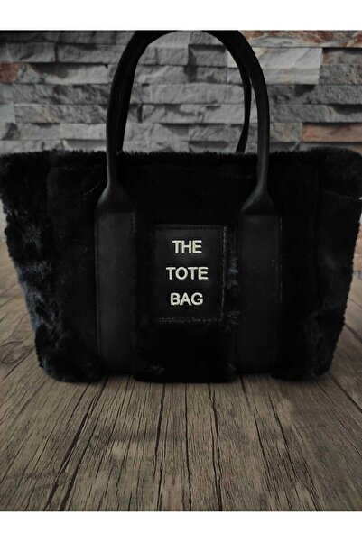 The Tote Bag Kadın Peluş El ve Omuz Çantası