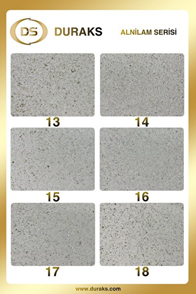DURAKS Alnilam - 17 | 4 M² - Ipek Sıva & Canlı Sıva & Pamuk Sıva & Yalıtımlı Sıva