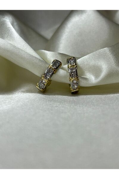 Mamaya أقراط فضة حجر X