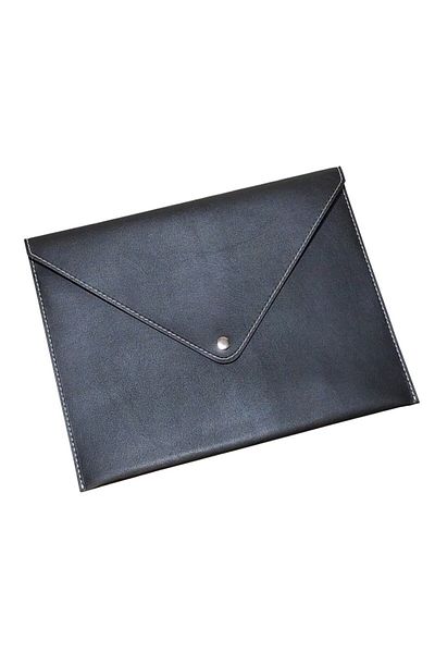 2K A5 Envelope File - 19.5X24.7 Cm, Black, Snap Fastener, Small Size, Suitable for Papers! ! !