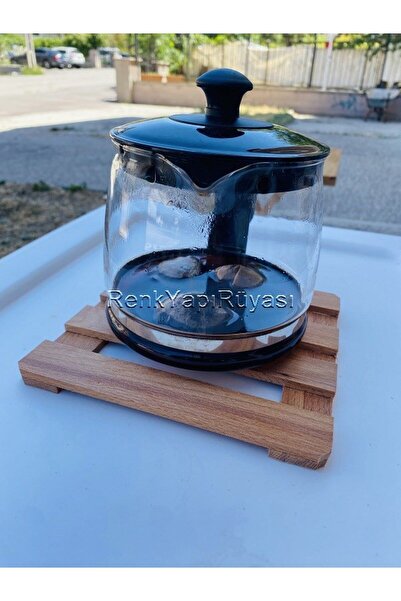 RENK YAPI RÜYASI Дерев'яна підставка - підставка для сковорідки, дерев'яна, р...