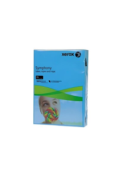 Xerox ورق نسخ ملون سيمفوني A4 - أزرق داكن، 80 جرام، 500 عبوة 3r93959
