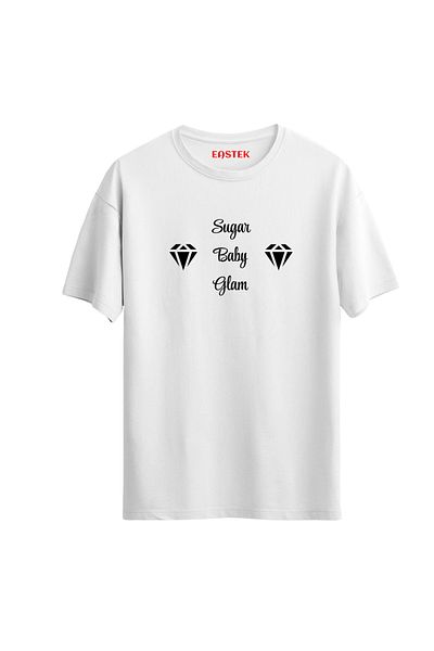 Açık Garaj Unisex "Sugar Baby Glam" Printed T-shirt