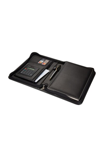 2K Органайзер с калъф, цип, без дата, линии, 160 листа, 17x24, с тетрадка, веган, 21x27 см