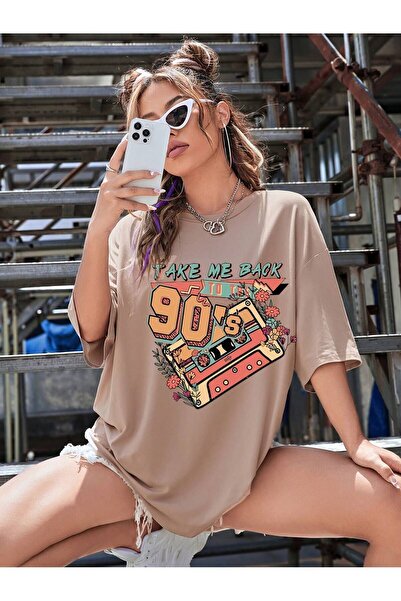 MODAVİBE Tricou cu imprimeu Salas oversize pentru femei Fashion Vibe